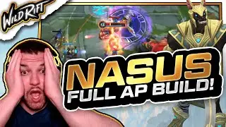 Wild Rift FULL AP NASUS BUILD IS UNSTOPPABLE!! League of Legends: Wild Rift Gameplay