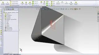 SolidWorks Sheet Metal Rectang to Circle