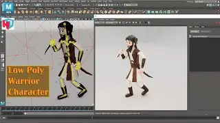 Low Poly Character Model.
