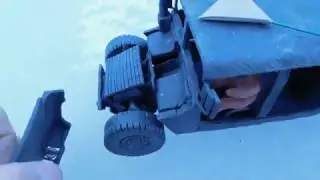 ХАМВИ из пластилина имитация испытания