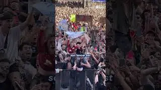This guy throws cakes at his concerts