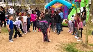 Belly dancing with children in Malmo - That’s it, I will never get a better audience in my life 😂