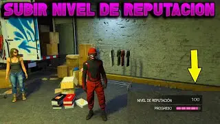 COMO SUBIR NIVEL DE REPUTACION SUPER RAPIDO Y FACIL GLICH GTA 5 ONLINE  (PS4,X BOX ONE)