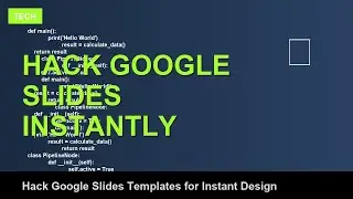 Hack Google Slides Templates for Instant Design