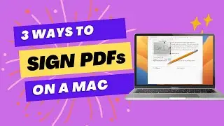 How to Save Signatures to Sign PDFs on Mac with Preview