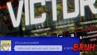 He Trash Talk on a Connection Fail....Bruh - Master Duel