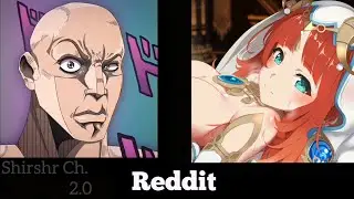 ANIME vs REDDIT (The Rock Reaction Meme) | GENSHIN IMPACT part 42