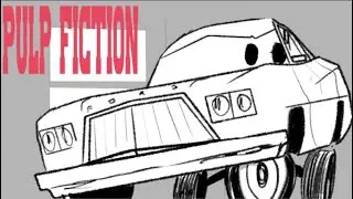 Pulp Fiction but it's a Cars movie