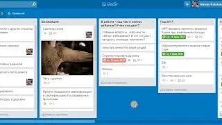 Видеокурс по работе в приложении Trello Трелло  Общий обзор, личная доска