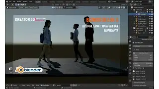 BLENDER 3D 2.9X - 3.X - EEVEE -  CARA MUDAH MEMBUAT ROTASI  MATAHARI DAN BAYANGANYA