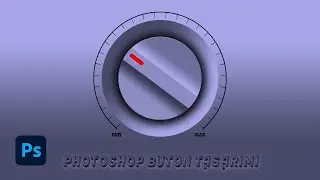 Photoshop'ta Yeni Renkli Çevirmeli Buton Tasarımı - Photoshop Button Design