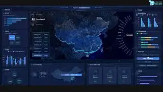 Web BI Board | Data Visualization Large Screen | Dashboard Design