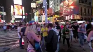 The Naked Cowgirl in New York Makes Out with a Tourist