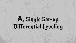 TUP MANILA - Surveying Fieldwork 4 - Differential Leveling