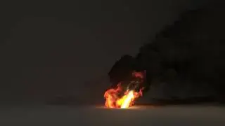 Tire Fire Render - Houdini 18