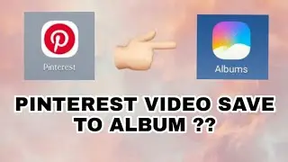 How to Add GIF Video From Pinterest To Album Galeri (Really Easy) 🔥🌹