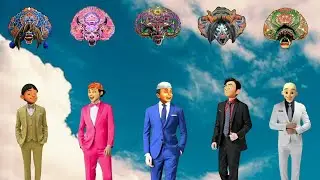 SERU SEKALI..!! UPIN IPIN BERMAIN BARONGAN WARNA WARNI BERSAMA TOK DALANG DAN BANG SALEH