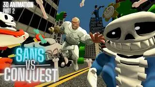 Sans vs Conquest | Part 2 – 3D Animation (Invincible)