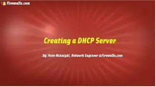 SonicWall Gen 7: How To Create a DHCP Server