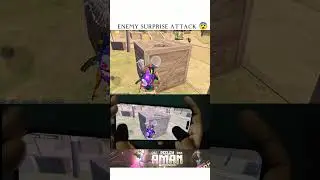 Enemy Surprise Attack 😨 By Reflex Aman #bgmi #shorts #pubg