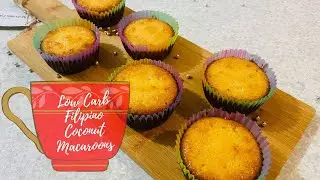 Keto Filipino Coconut Macaroons/ Low Carb Filipino Coconut Macaroons