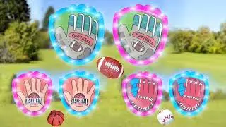 Illuminate Your Sport with Toss & Catch Party Game Sticky Ball  Basketball Baseball Football