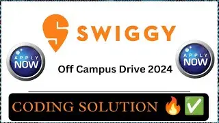 Swiggy OffCampus Hiring Challenge Coding Solution 2024|Swiggy Backend RESTAPI Code#swiggy#solutions