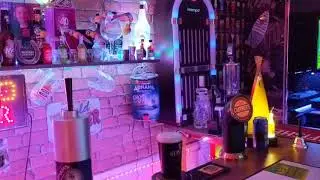Man cave.Bar room Arcade