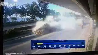 Fails 2017   Car Hit By a Truck Dead Accident