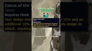 Dance of the Wind - Ability Spotlight |  #thewarwithin #worldofwarcraft #mistweaver #monk
