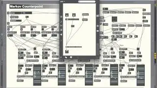 Markov Counterpoint Algorithmic Composition with Max/MSP