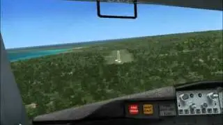 737 landing with FSX - Cockpit
