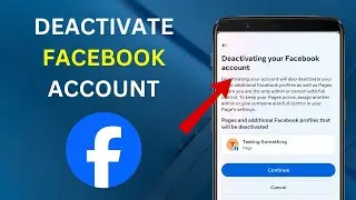 How To Temporarily Deactivate Facebook Account [EASY]