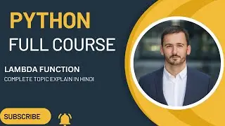 Lambda function and comprehension in Python | Complete Python Course | Data Science In Hindi |Python