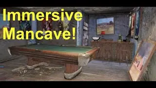 Fallout 76 Glitched Pre-war House with Mancave | Immersive CAMP