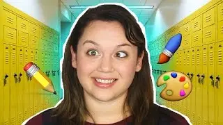 HOW I DID MY MAKEUP IN HIGH SCHOOL Challenge | Kat Sketch