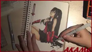 Akame Fan Art (Akame ga Kill) - Speed Drawing