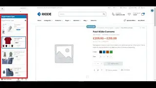 Riode WordPress (How to set product page layout and create layout)