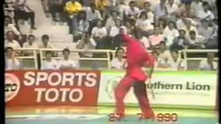 1990年马来西亚国际武术节 063 男子棍术 原文庆（中国）
