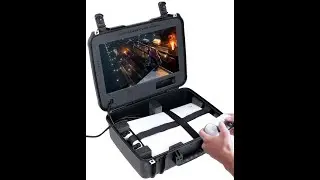 PlayStation 5 Compact Portable Gaming Station with Built-in Monitor