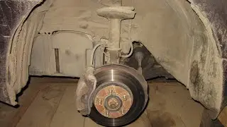 Замена переднего амортизатора TOYOTA/replacement a shock absorber toyota corona