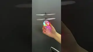 Colorful Mini Shinning LED Drone Light Crystal Ball Induction Quadcopter Aircraft Drone Flying Ball