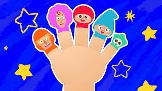 FINGER FAMILY | Nursery Rhymes with Green Family