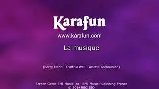 Karaoké La musique - Nicoletta *