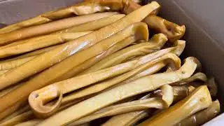 Палочки кальмара холодного копчения
