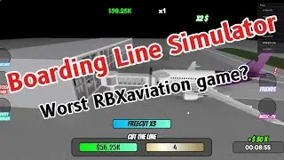 The WORST Roblox Aviation Game? (Boarding Line Simulator)