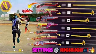 Free Fire Headshot Setting After New Update 2025⚡Best Sensitivity Settings ⚙️ Sensitivity Setting