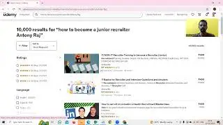 How To become a recruiter by watching my Udemy videos - 100% job guaranteed with your hard work