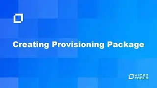 Create Provisioning Package