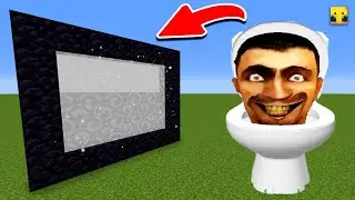 How To Make A Portal To The Skibidi Toilet Dimension in Minecraft